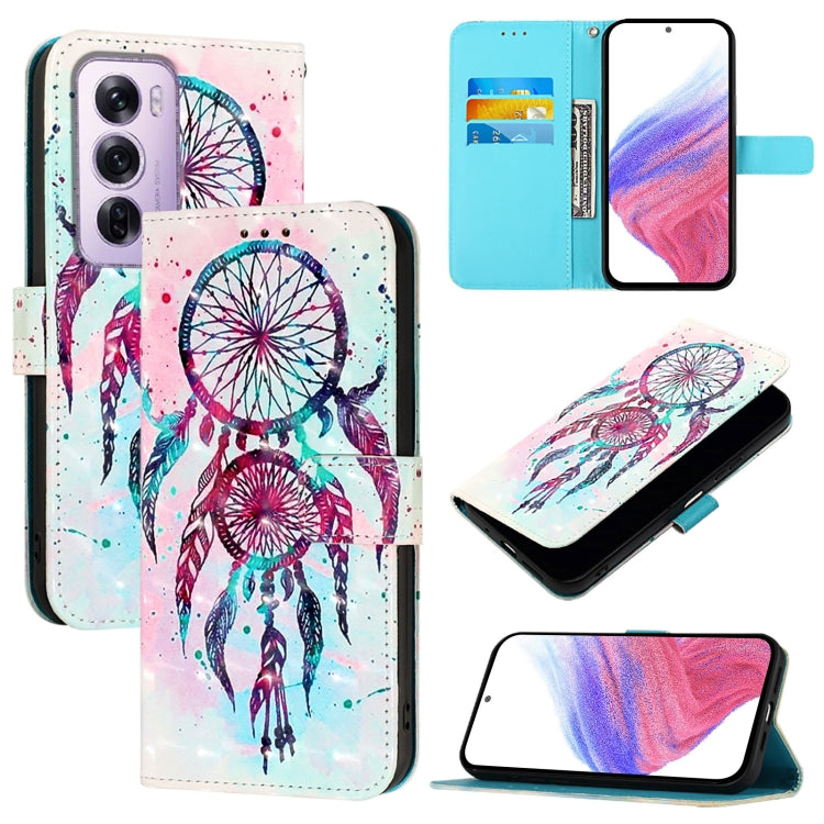 3D Painting Horizontal Flip Leather Phone Case, For OPPO A3 Pro 5G Global / A3 Pro 5G India, For OPPO Reno12 Pro Global, For OPPO Reno12 Global, For OPPO A60 4G Global, For OPPO A2 Pro 5G  / A3 Pro 5G, For OPPO A3 Pro 5G Global