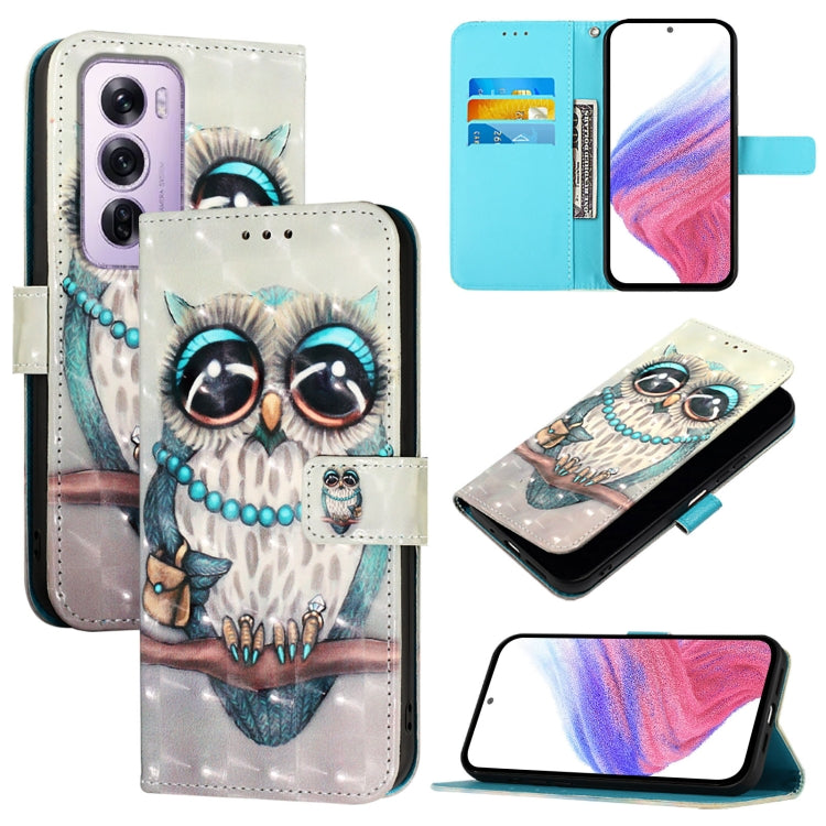 3D Painting Horizontal Flip Leather Phone Case, For OPPO A3 Pro 5G Global / A3 Pro 5G India, For OPPO Reno12 Pro Global, For OPPO Reno12 Global, For OPPO A60 4G Global, For OPPO A2 Pro 5G  / A3 Pro 5G, For OPPO A3 Pro 5G Global