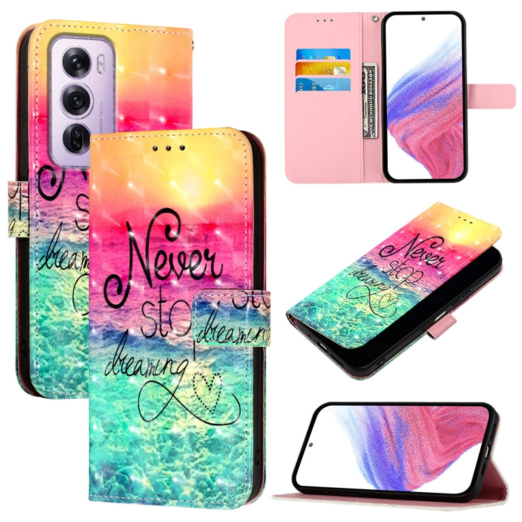 3D Painting Horizontal Flip Leather Phone Case, For OPPO A3 Pro 5G Global / A3 Pro 5G India, For OPPO Reno12 Pro Global, For OPPO Reno12 Global, For OPPO A60 4G Global, For OPPO A2 Pro 5G  / A3 Pro 5G, For OPPO A3 Pro 5G Global