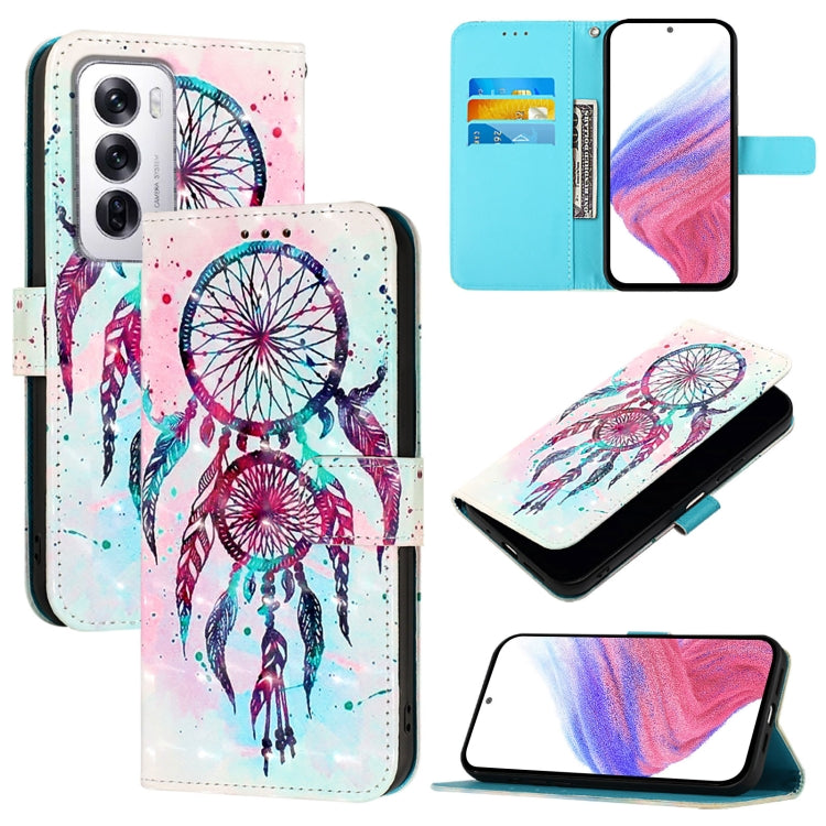 3D Painting Horizontal Flip Leather Phone Case, For OPPO A3 Pro 5G Global / A3 Pro 5G India, For OPPO Reno12 Pro Global, For OPPO Reno12 Global, For OPPO A60 4G Global, For OPPO A2 Pro 5G  / A3 Pro 5G, For OPPO A3 Pro 5G Global