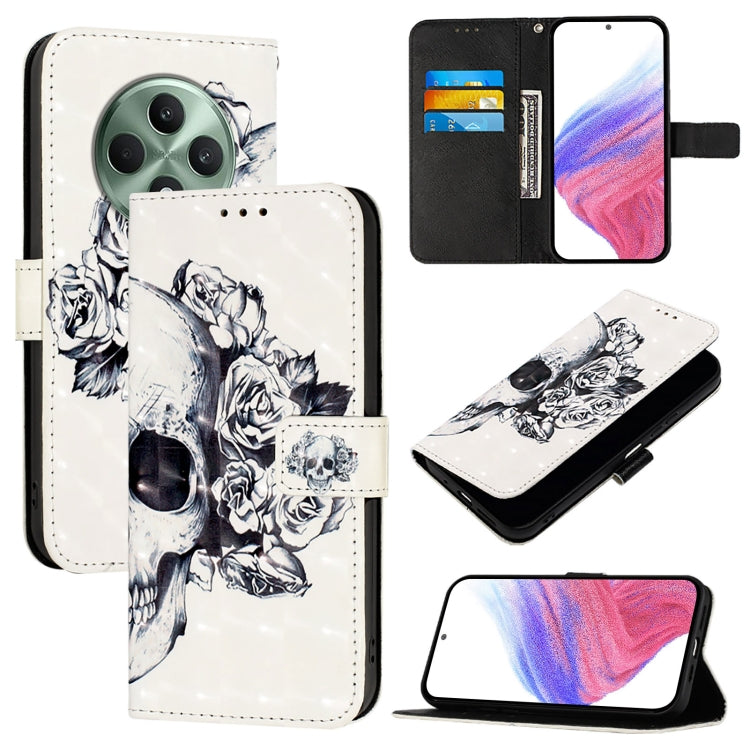 3D Painting Horizontal Flip Leather Phone Case, For OPPO A5 5G Global, For OPPO Reno13 F 5G Global, For OPPO A5 Pro China, For OPPO Find X8, For OPPO A80 5G EU Version / K12x 5G Global, For OPPO Reno12 F Global