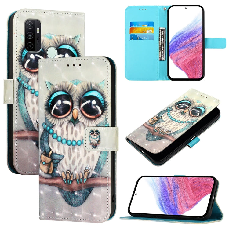 3D Painting Horizontal Flip Leather Phone Case, For OPPO Find X5 Pro, For OPPO Find X5, For OPPO Reno7 5G Global / Find X5 Lite, For OPPO A54 4G / A54s / A55 5G / A16, For OPPO A55s 5G / A53s 5G / A56 5G / A16s, For OPPO A32 2020 4G / A53 2020 4G