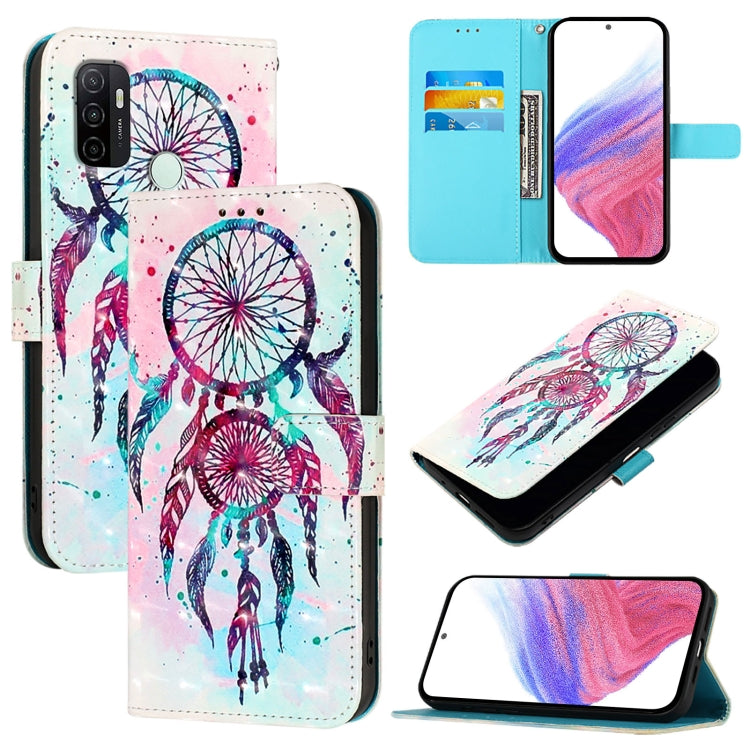 3D Painting Horizontal Flip Leather Phone Case, For OPPO A53s 4G / A33 2020 4G, For OPPO A11s 4G, For OPPO A74 4G / F19 / F19s / A95 5G / 4G, For OPPO Reno6 Lite, For OPPO A15 / A15s / A35 2021, For OPPO F19 Pro / Reno5 F