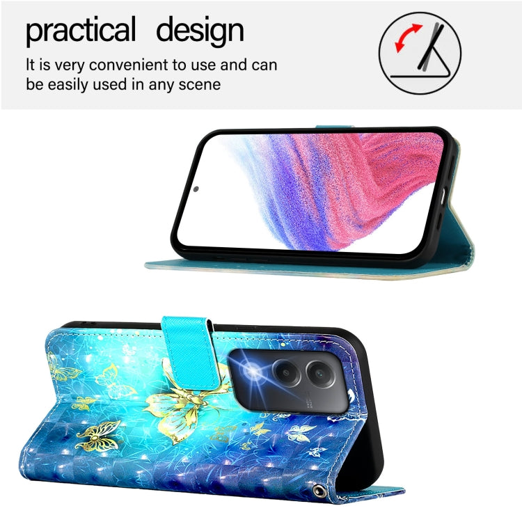 3D Painting Horizontal Flip Leather Phone Case, For OPPO A3 Pro 5G Global / A3 Pro 5G India, For OPPO Reno12 Pro Global, For OPPO Reno12 Global, For OPPO A60 4G Global, For OPPO A2 Pro 5G  / A3 Pro 5G, For OPPO A3 Pro 5G Global