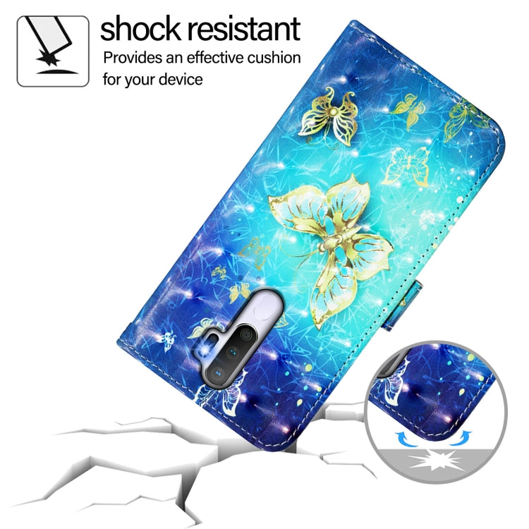 3D Painting Horizontal Flip Leather Phone Case, For OPPO A9 2020 4G / A5 2020 4G