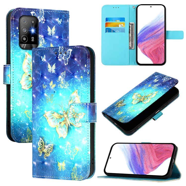 3D Painting Horizontal Flip Leather Phone Case, For OPPO A94 5G Global, For OPPO A54 5G / A74 5G / A93 5G, For OPPO Reno5 5G / 4G / Find X3 Lite, For OPPO F17 / A73 2020 4G Global, For OPPO F17 Pro / A93 2020 4G Global, For OPPO A92s 5G