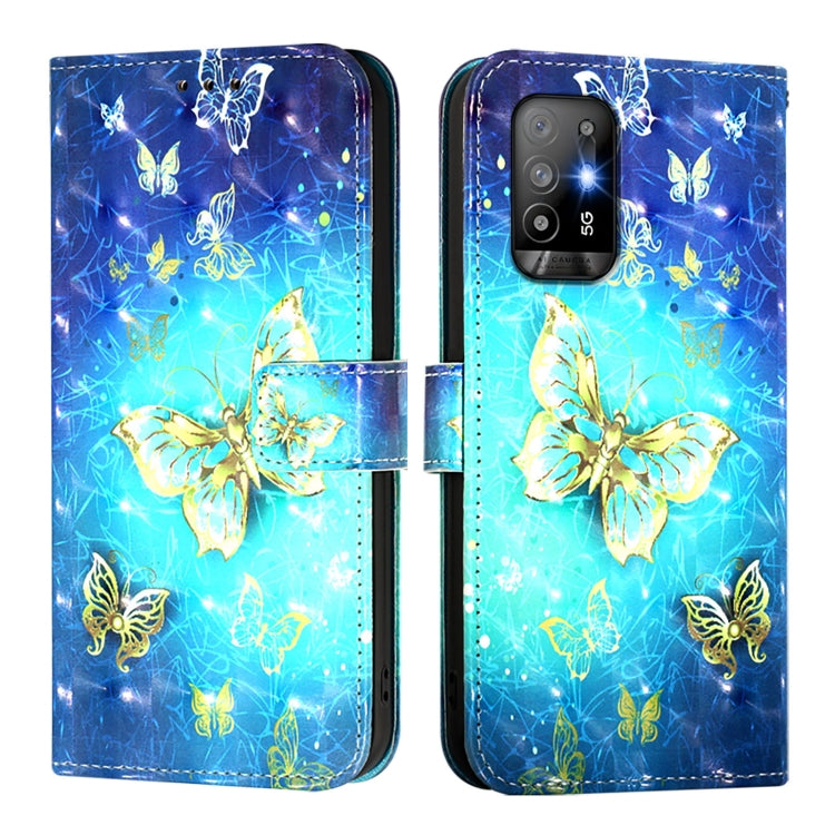 3D Painting Horizontal Flip Leather Phone Case, For OPPO A94 5G Global, For OPPO A54 5G / A74 5G / A93 5G, For OPPO Reno5 5G / 4G / Find X3 Lite, For OPPO F17 / A73 2020 4G Global, For OPPO F17 Pro / A93 2020 4G Global, For OPPO A92s 5G