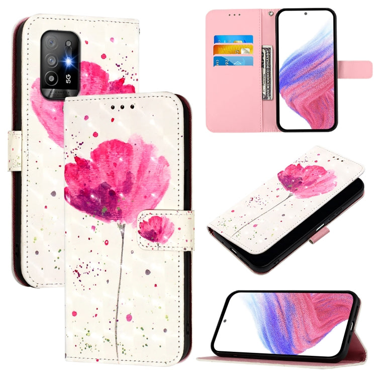 3D Painting Horizontal Flip Leather Phone Case, For OPPO A94 5G Global, For OPPO A54 5G / A74 5G / A93 5G, For OPPO Reno5 5G / 4G / Find X3 Lite, For OPPO F17 / A73 2020 4G Global, For OPPO F17 Pro / A93 2020 4G Global, For OPPO A92s 5G