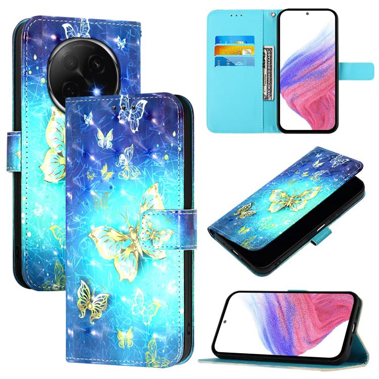 3D Painting Horizontal Flip Leather Phone Case, For OPPO A5 5G Global, For OPPO Reno13 F 5G Global, For OPPO A5 Pro China, For OPPO Find X8, For OPPO A80 5G EU Version / K12x 5G Global, For OPPO Reno12 F Global