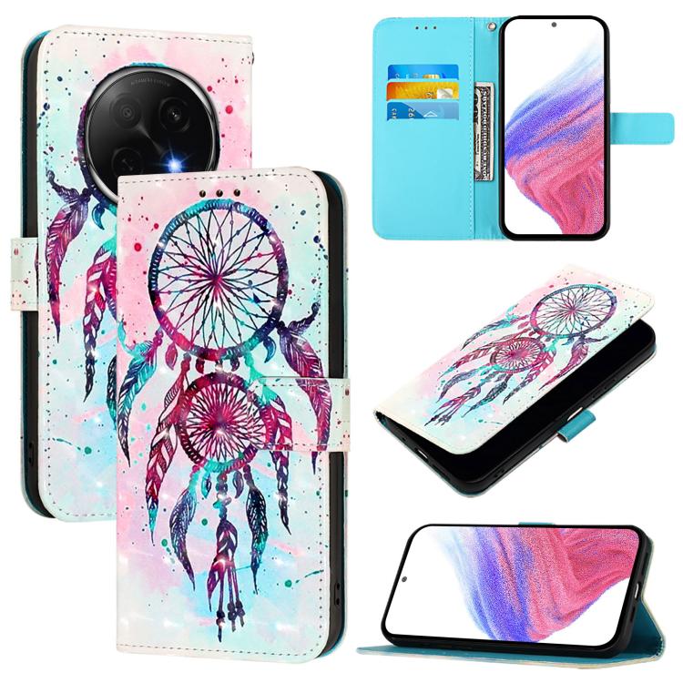 3D Painting Horizontal Flip Leather Phone Case, For OPPO A5 5G Global, For OPPO Reno13 F 5G Global, For OPPO A5 Pro China, For OPPO Find X8, For OPPO A80 5G EU Version / K12x 5G Global, For OPPO Reno12 F Global