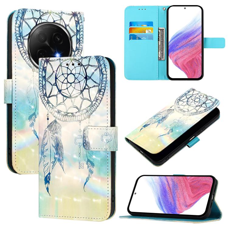 3D Painting Horizontal Flip Leather Phone Case, For OPPO A5 5G Global, For OPPO Reno13 F 5G Global, For OPPO A5 Pro China, For OPPO Find X8, For OPPO A80 5G EU Version / K12x 5G Global, For OPPO Reno12 F Global