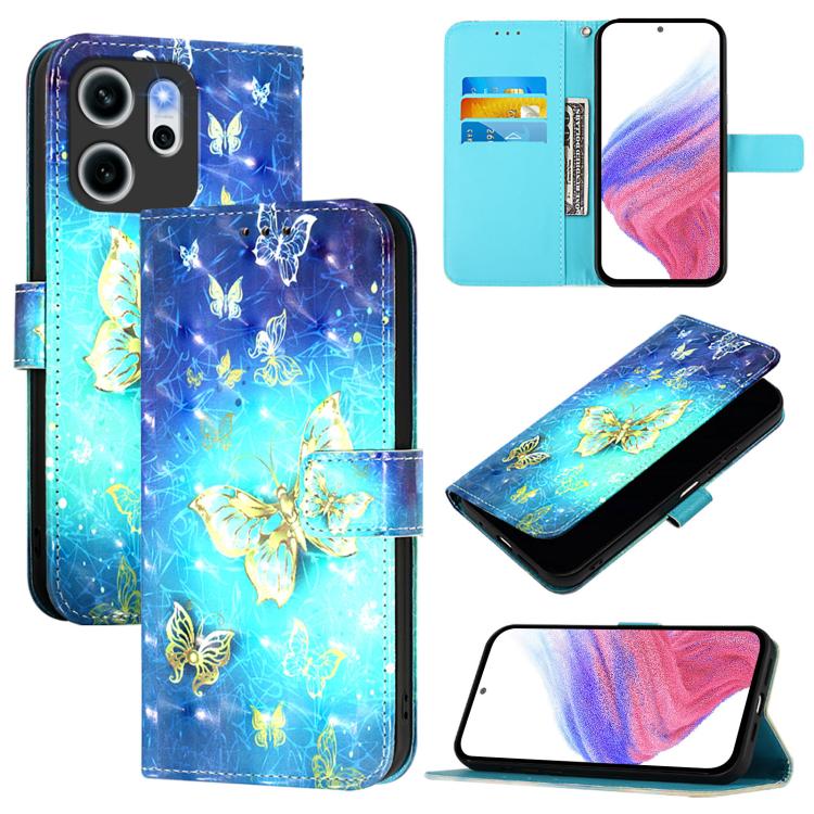 3D Painting Horizontal Flip Leather Phone Case, For OPPO Find X9s Pro, For OPPO Find X9 Ultra, For OPPO Find X9, For OPPO Find X9 Pro, For OPPO Reno14 F 5G, For OPPO A79 5G