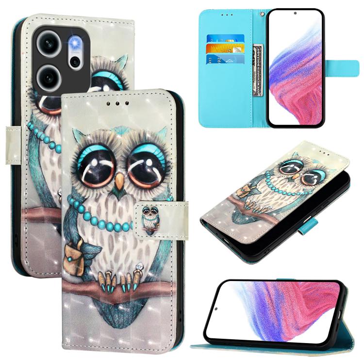 3D Painting Horizontal Flip Leather Phone Case, For OPPO Find X9s Pro, For OPPO Find X9 Ultra, For OPPO Find X9, For OPPO Find X9 Pro, For OPPO Reno14 F 5G, For OPPO A79 5G