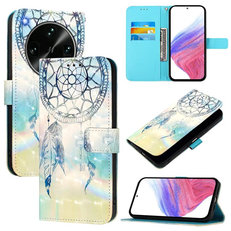 3D Painting Horizontal Flip Leather Phone Case, For OPPO Find X9s Pro, For OPPO Find X9 Ultra, For OPPO Find X9, For OPPO Find X9 Pro, For OPPO Reno14 F 5G, For OPPO A79 5G