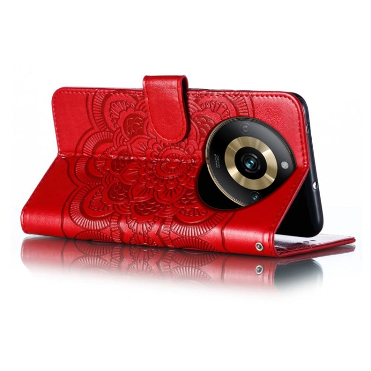 Sun Mandala Embossing Pattern Phone Leather Case, For Realme 11 Pro, For Realme C15 / C25 / Narzo 30A, For Realme C12