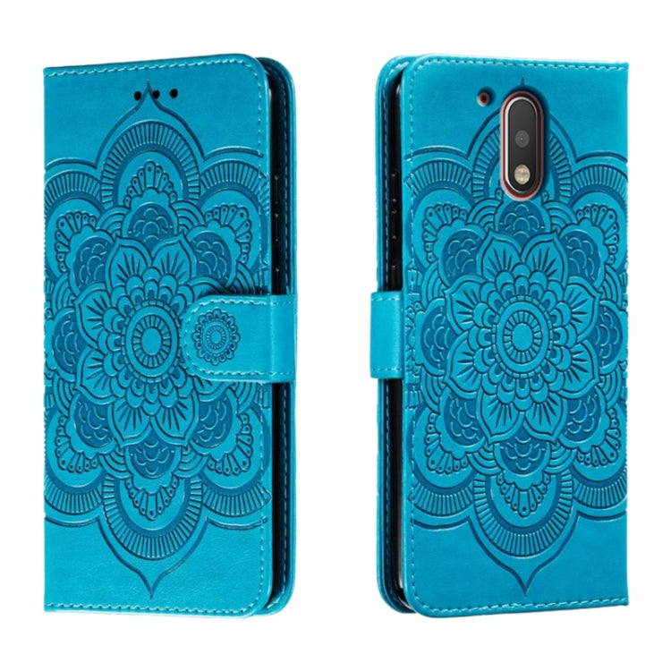Sun Mandala Embossing Pattern Phone Leather Case, For Motorola Moto Edge 30, For Motorola Moto E40, For Motorola Moto E20, For Motorola Moto G4