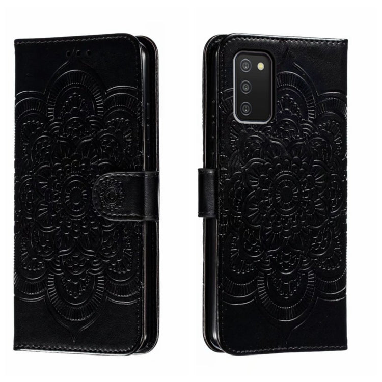 Sun Mandala Embossing Pattern Phone Leather Case, For Samsung Galaxy M52 5G, For Samsung Galaxy A13 5G, For Samsung  Galaxy A03S