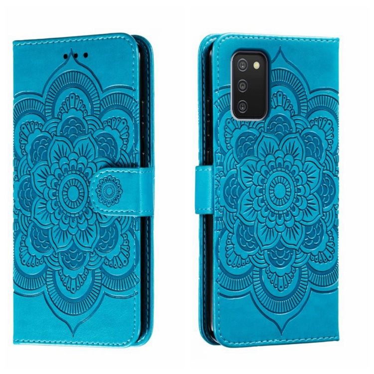 Sun Mandala Embossing Pattern Phone Leather Case, For Samsung Galaxy M52 5G, For Samsung Galaxy A13 5G, For Samsung  Galaxy A03S