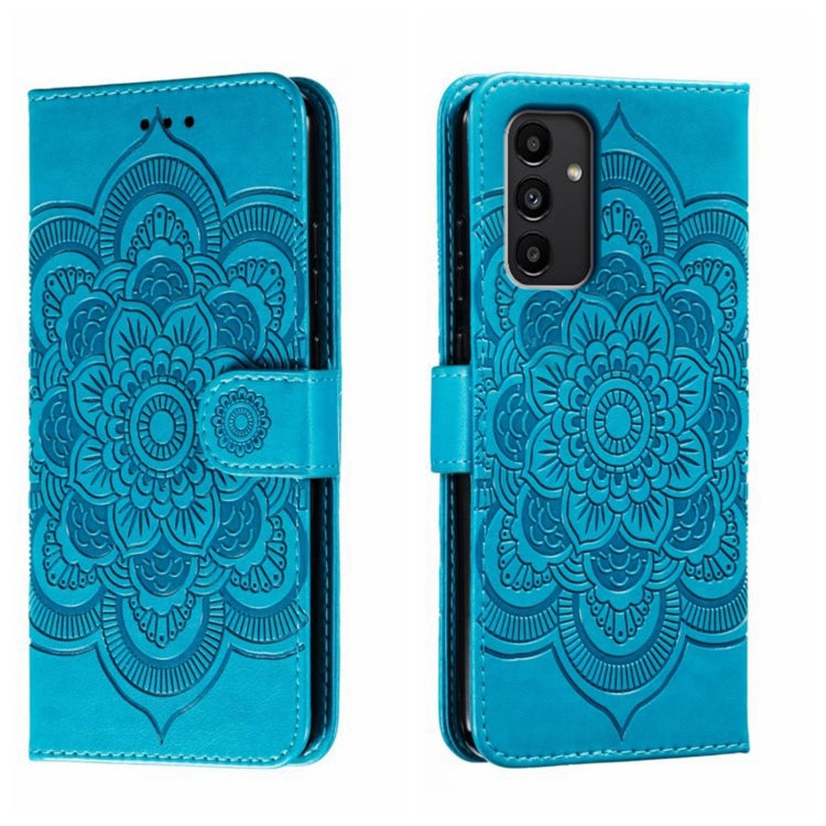 Sun Mandala Embossing Pattern Phone Leather Case, For Samsung Galaxy M52 5G, For Samsung Galaxy A13 5G, For Samsung  Galaxy A03S