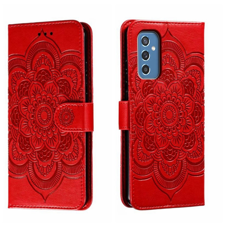 Sun Mandala Embossing Pattern Phone Leather Case, For Samsung Galaxy M52 5G, For Samsung Galaxy A13 5G, For Samsung  Galaxy A03S