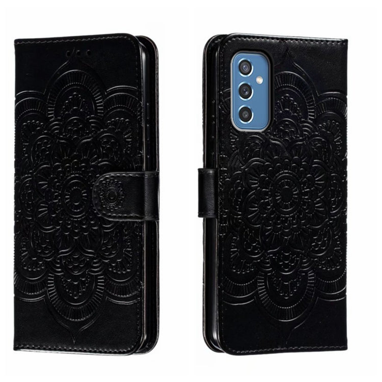 Sun Mandala Embossing Pattern Phone Leather Case, For Samsung Galaxy M52 5G, For Samsung Galaxy A13 5G, For Samsung  Galaxy A03S