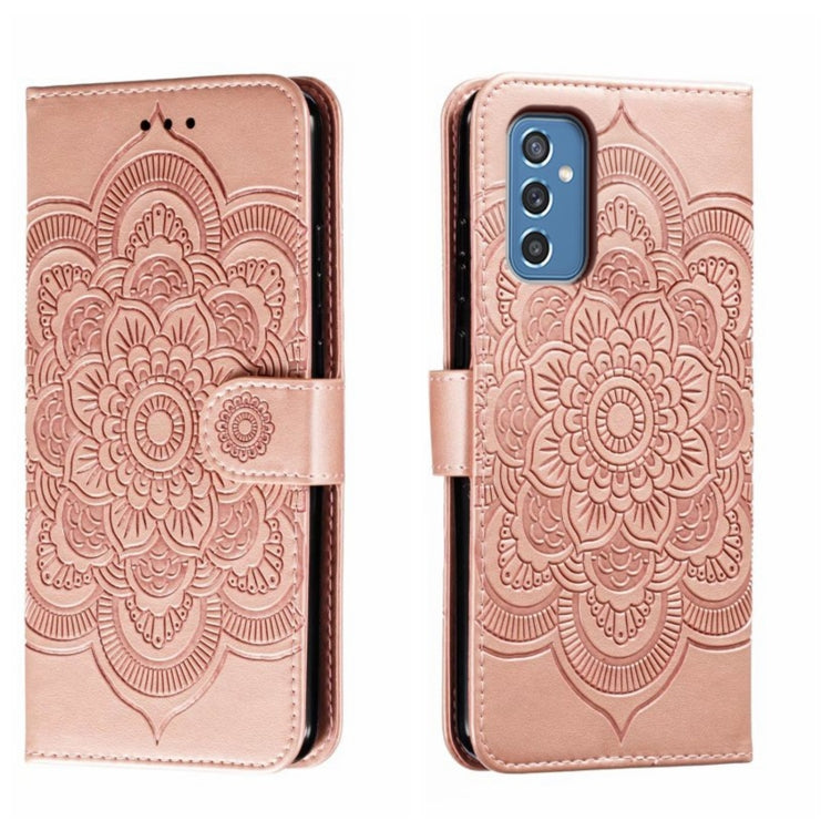 Sun Mandala Embossing Pattern Phone Leather Case, For Samsung Galaxy M52 5G, For Samsung Galaxy A13 5G, For Samsung  Galaxy A03S