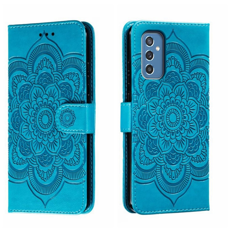 Sun Mandala Embossing Pattern Phone Leather Case, For Samsung Galaxy M52 5G, For Samsung Galaxy A13 5G, For Samsung  Galaxy A03S