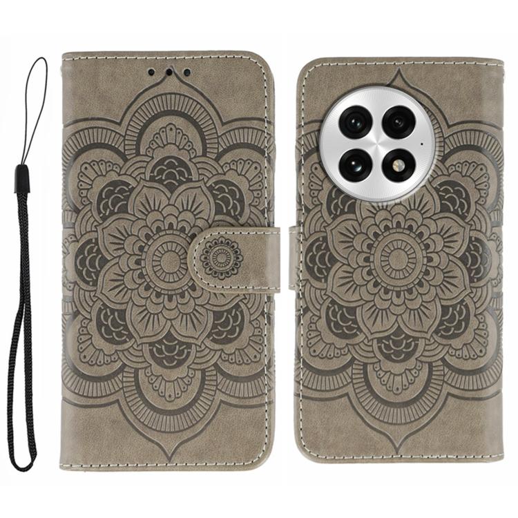 Sun Mandala Embossing Pattern Phone Leather Case, For OnePlus Ace 6, For OnePlus 15, For OnePlus Nord 5 / Ace 5 Ultra, For OnePlus Nord CE5 / Ace 5 Racing, For OnePlus Ace 5 / Ace 5 Pro / 13R, For OnePlus 13