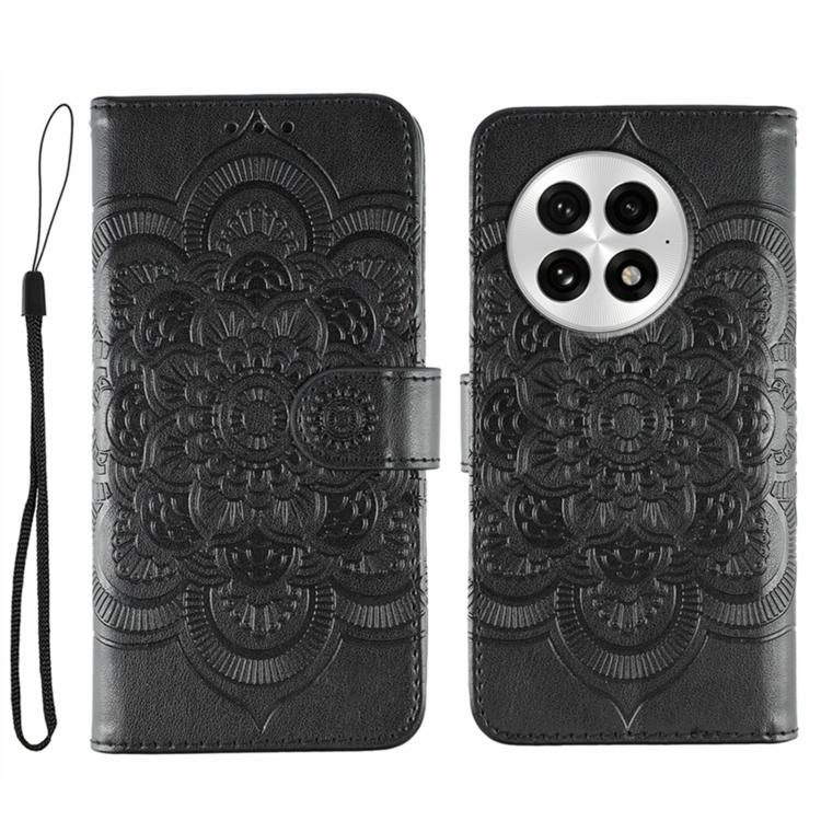 Sun Mandala Embossing Pattern Phone Leather Case, For OnePlus Ace 6, For OnePlus 15, For OnePlus Nord 5 / Ace 5 Ultra, For OnePlus Nord CE5 / Ace 5 Racing, For OnePlus Ace 5 / Ace 5 Pro / 13R, For OnePlus 13