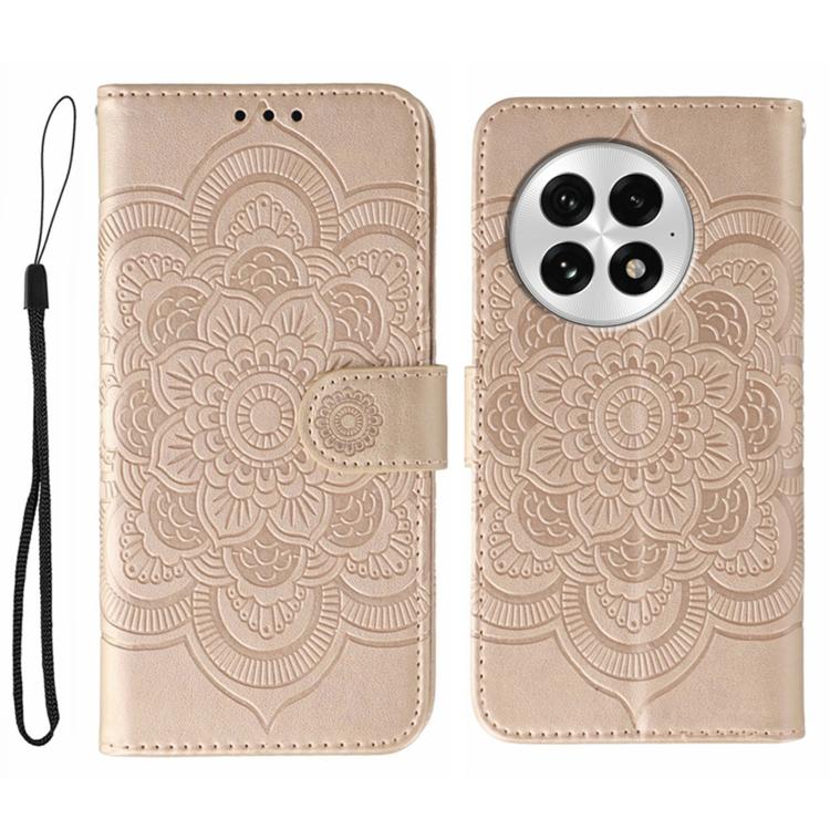 Sun Mandala Embossing Pattern Phone Leather Case, For OnePlus Ace 6, For OnePlus 15, For OnePlus Nord 5 / Ace 5 Ultra, For OnePlus Nord CE5 / Ace 5 Racing, For OnePlus Ace 5 / Ace 5 Pro / 13R, For OnePlus 13