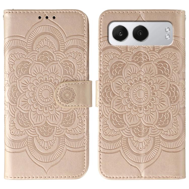 Sun Mandala Embossing Pattern Phone Leather Case, For OnePlus Nord 4, For OnePlus Nord CE4 Lite Global, For OnePlus Ace 3, For OnePlus 12, For OnePlus Ace 2V, For OnePlus 11