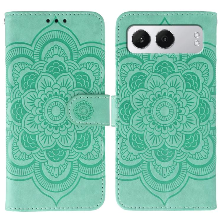 Sun Mandala Embossing Pattern Phone Leather Case, For OnePlus Nord 4, For OnePlus Nord CE4 Lite Global, For OnePlus Ace 3, For OnePlus 12, For OnePlus Ace 2V, For OnePlus 11