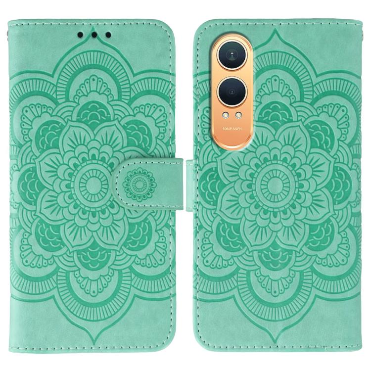 Sun Mandala Embossing Pattern Phone Leather Case, For OnePlus Nord 4, For OnePlus Nord CE4 Lite Global, For OnePlus Ace 3, For OnePlus 12, For OnePlus Ace 2V, For OnePlus 11