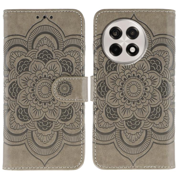Sun Mandala Embossing Pattern Phone Leather Case, For OnePlus Ace 6, For OnePlus 15, For OnePlus Nord 5 / Ace 5 Ultra, For OnePlus Nord CE5 / Ace 5 Racing, For OnePlus Ace 5 / Ace 5 Pro / 13R, For OnePlus 13