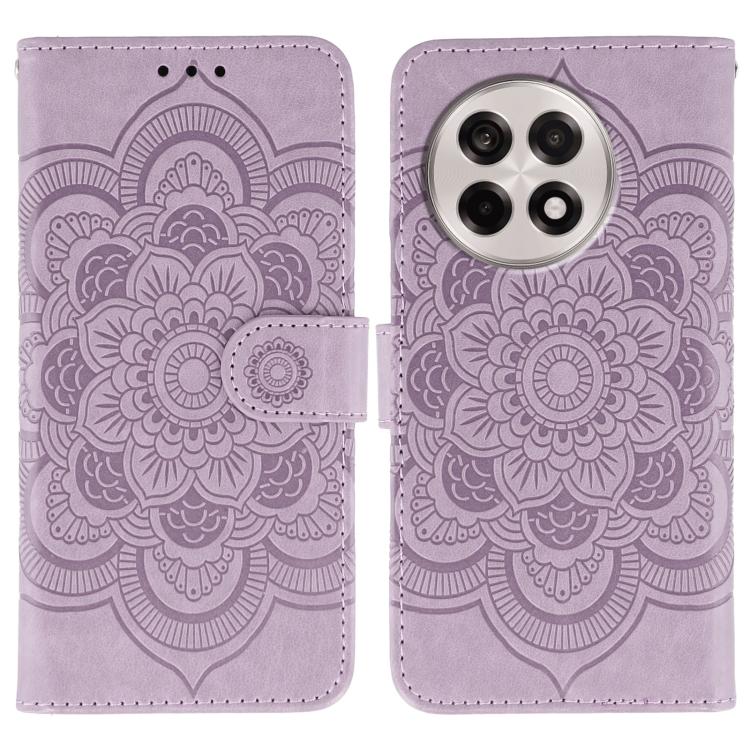 Sun Mandala Embossing Pattern Phone Leather Case, For OnePlus Ace 6, For OnePlus 15, For OnePlus Nord 5 / Ace 5 Ultra, For OnePlus Nord CE5 / Ace 5 Racing, For OnePlus Ace 5 / Ace 5 Pro / 13R, For OnePlus 13