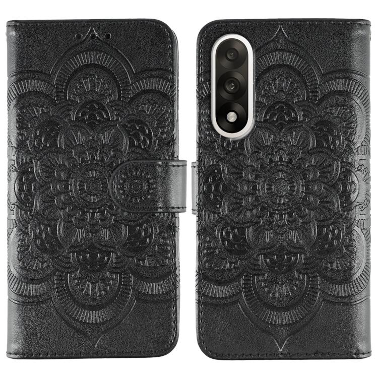Sun Mandala Embossing Pattern Phone Leather Case, For OnePlus Ace 6, For OnePlus 15, For OnePlus Nord 5 / Ace 5 Ultra, For OnePlus Nord CE5 / Ace 5 Racing, For OnePlus Ace 5 / Ace 5 Pro / 13R, For OnePlus 13