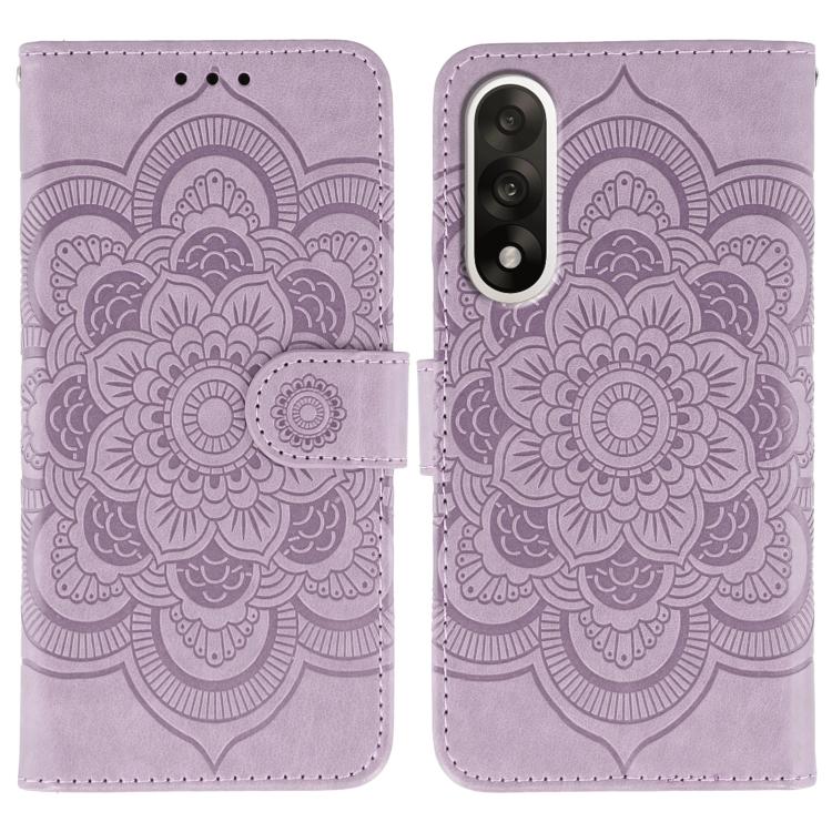 Sun Mandala Embossing Pattern Phone Leather Case, For OnePlus Ace 6, For OnePlus 15, For OnePlus Nord 5 / Ace 5 Ultra, For OnePlus Nord CE5 / Ace 5 Racing, For OnePlus Ace 5 / Ace 5 Pro / 13R, For OnePlus 13