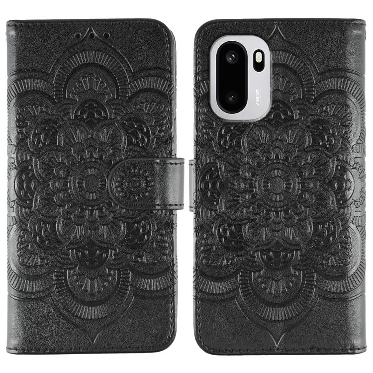 Sun Mandala Embossing Pattern Phone Leather Case, For OnePlus Ace 6, For OnePlus 15, For OnePlus Nord 5 / Ace 5 Ultra, For OnePlus Nord CE5 / Ace 5 Racing, For OnePlus Ace 5 / Ace 5 Pro / 13R, For OnePlus 13