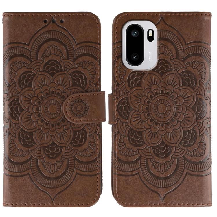 Sun Mandala Embossing Pattern Phone Leather Case, For OnePlus Ace 6, For OnePlus 15, For OnePlus Nord 5 / Ace 5 Ultra, For OnePlus Nord CE5 / Ace 5 Racing, For OnePlus Ace 5 / Ace 5 Pro / 13R, For OnePlus 13