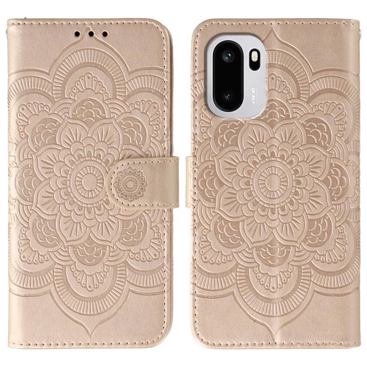 Sun Mandala Embossing Pattern Phone Leather Case, For OnePlus Ace 6, For OnePlus 15, For OnePlus Nord 5 / Ace 5 Ultra, For OnePlus Nord CE5 / Ace 5 Racing, For OnePlus Ace 5 / Ace 5 Pro / 13R, For OnePlus 13