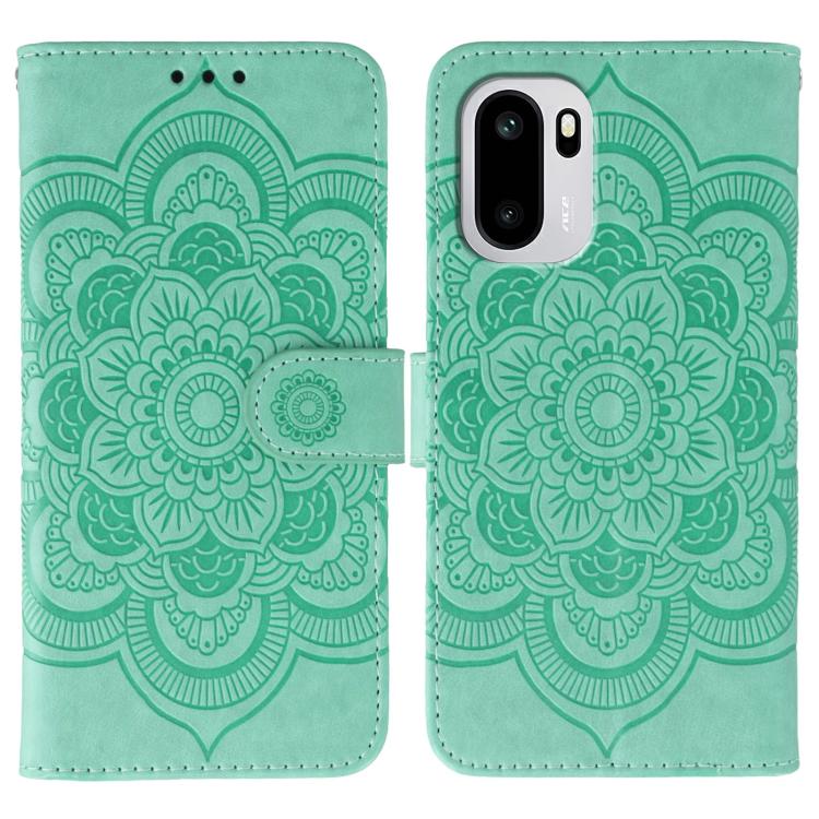 Sun Mandala Embossing Pattern Phone Leather Case, For OnePlus Ace 6, For OnePlus 15, For OnePlus Nord 5 / Ace 5 Ultra, For OnePlus Nord CE5 / Ace 5 Racing, For OnePlus Ace 5 / Ace 5 Pro / 13R, For OnePlus 13