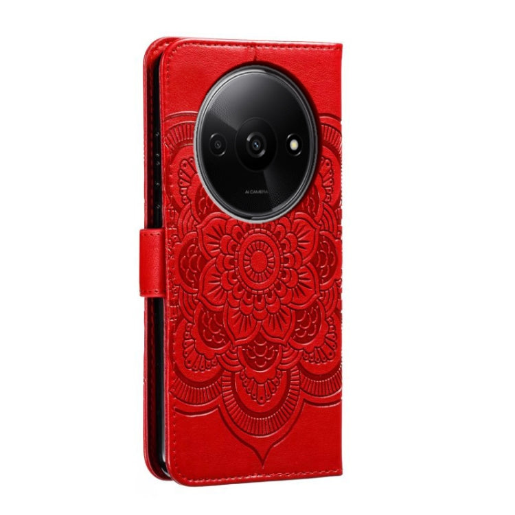Sun Mandala Embossing Pattern Phone Leather Case, For Xiaomi Redmi A3, For Xiaomi Redmi Note 13 Pro 4G, For Xiaomi Redmi Note 13 4G, For Xiaomi Redmi Note 13R Pro, For Xiaomi 14 Ultra, For Xiaomi Redmi Note 13 Pro+