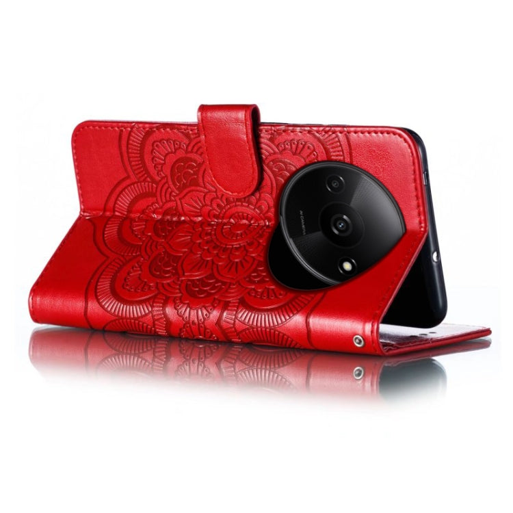 Sun Mandala Embossing Pattern Phone Leather Case, For Xiaomi Redmi A3, For Xiaomi Redmi Note 13 Pro 4G, For Xiaomi Redmi Note 13 4G, For Xiaomi Redmi Note 13R Pro, For Xiaomi 14 Ultra, For Xiaomi Redmi Note 13 Pro+