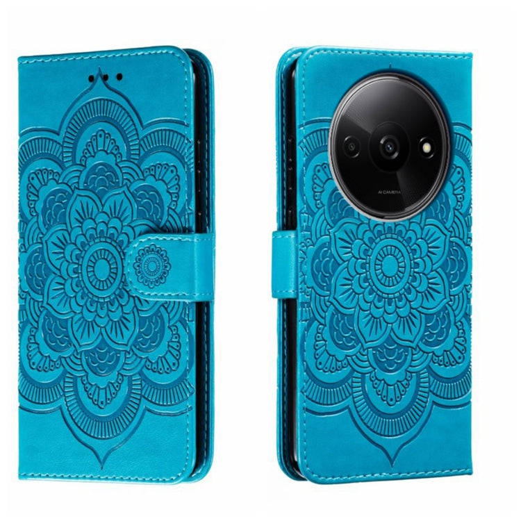 Sun Mandala Embossing Pattern Phone Leather Case, For Xiaomi Redmi A3, For Xiaomi Redmi Note 13 Pro 4G, For Xiaomi Redmi Note 13 4G, For Xiaomi Redmi Note 13R Pro, For Xiaomi 14 Ultra, For Xiaomi Redmi Note 13 Pro+