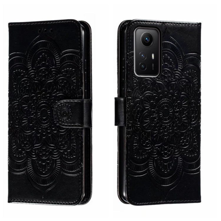 Sun Mandala Embossing Pattern Phone Leather Case, For Xiaomi Redmi Note 12S, For Xiaomi 13 Ultra