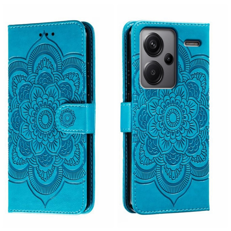 Sun Mandala Embossing Pattern Phone Leather Case, For Xiaomi Redmi A3, For Xiaomi Redmi Note 13 Pro 4G, For Xiaomi Redmi Note 13 4G, For Xiaomi Redmi Note 13R Pro, For Xiaomi 14 Ultra, For Xiaomi Redmi Note 13 Pro+