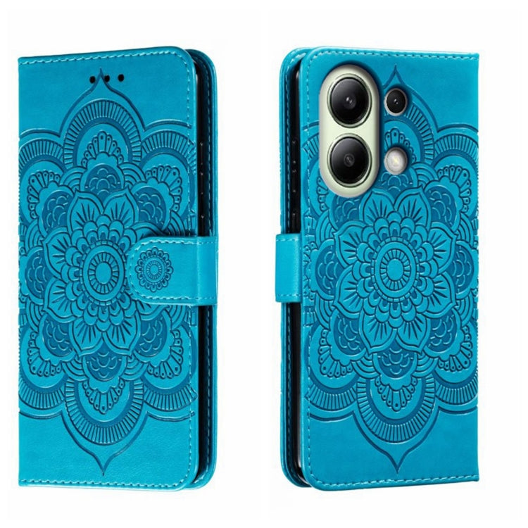 Sun Mandala Embossing Pattern Phone Leather Case, For Xiaomi Redmi A3, For Xiaomi Redmi Note 13 Pro 4G, For Xiaomi Redmi Note 13 4G, For Xiaomi Redmi Note 13R Pro, For Xiaomi 14 Ultra, For Xiaomi Redmi Note 13 Pro+