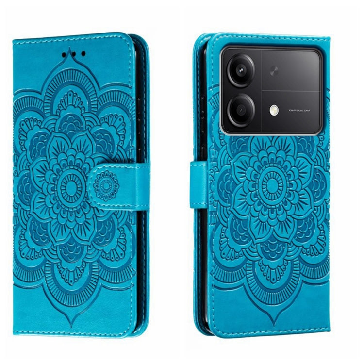 Sun Mandala Embossing Pattern Phone Leather Case, For Xiaomi Redmi A3, For Xiaomi Redmi Note 13 Pro 4G, For Xiaomi Redmi Note 13 4G, For Xiaomi Redmi Note 13R Pro, For Xiaomi 14 Ultra, For Xiaomi Redmi Note 13 Pro+