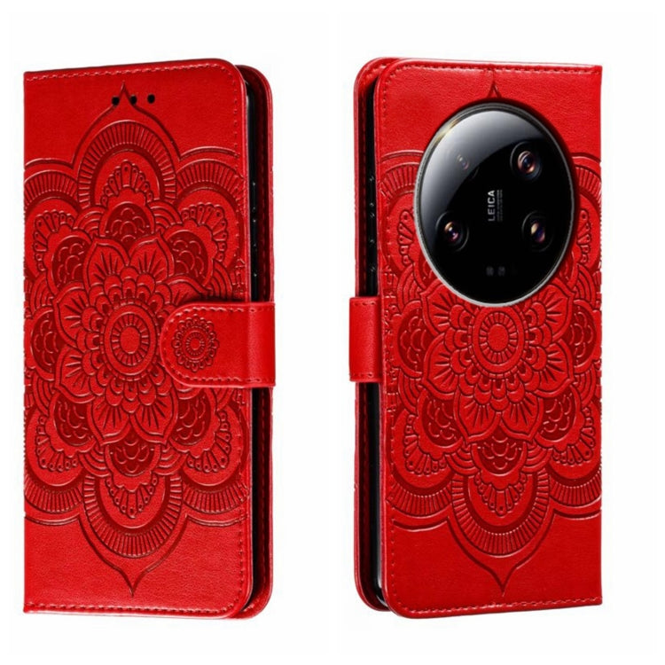 Sun Mandala Embossing Pattern Phone Leather Case, For Xiaomi Redmi Note 12S, For Xiaomi 13 Ultra