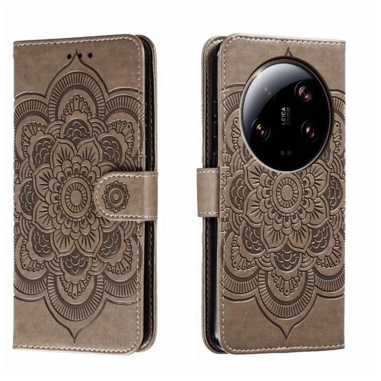 Sun Mandala Embossing Pattern Phone Leather Case, For Xiaomi Redmi Note 12S, For Xiaomi 13 Ultra